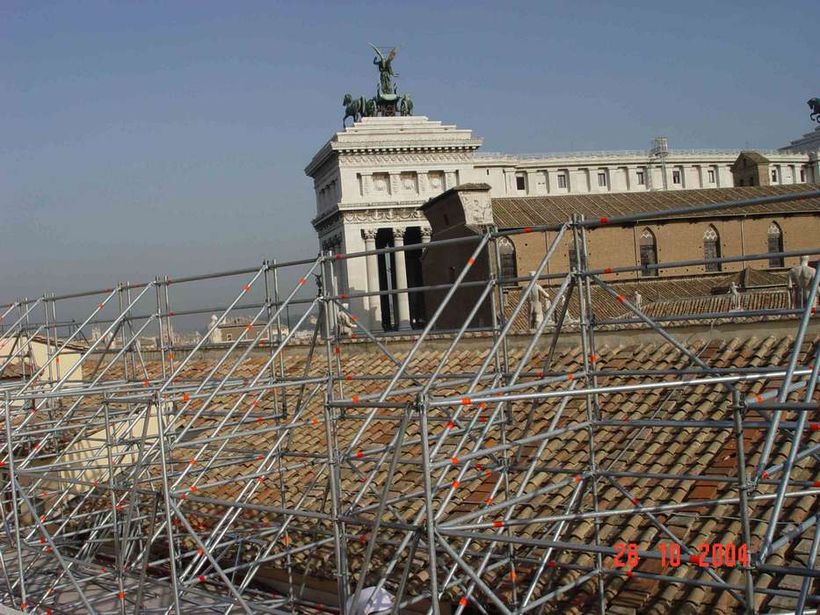 Copertura cortile interno dei Musei Capitolini / work in progress